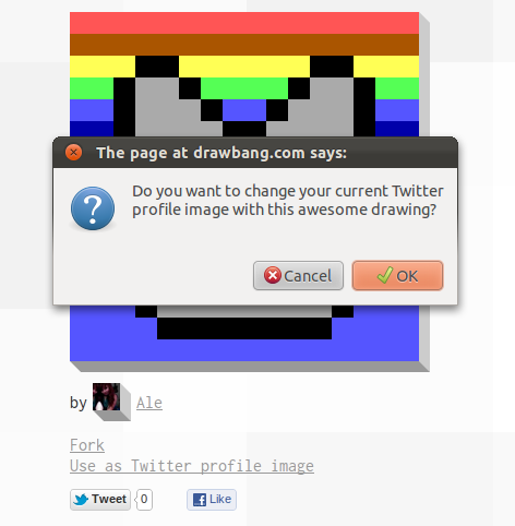 Confirm dialog